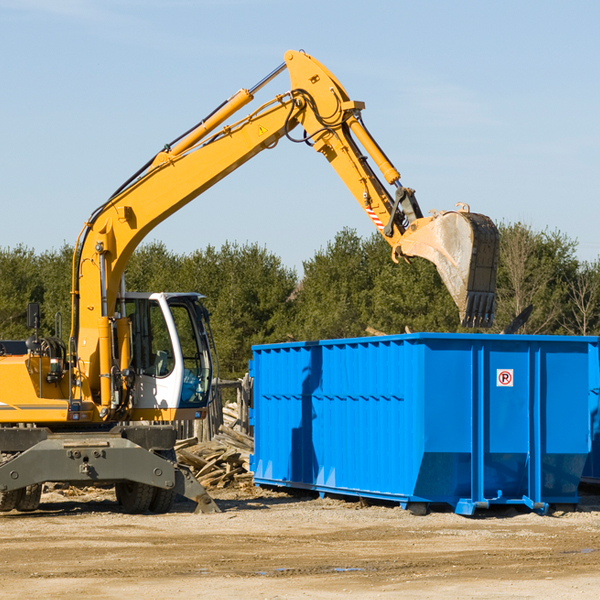 what are the rental fees for a residential dumpster in Worthington